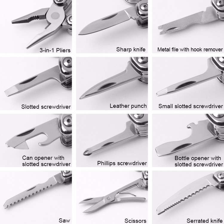 Classic Multitool pliers integrated with LED SQT2611A2 - Image 9